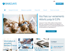 Tablet Screenshot of barclays.fr