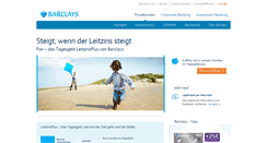 Desktop Screenshot of barclays.de
